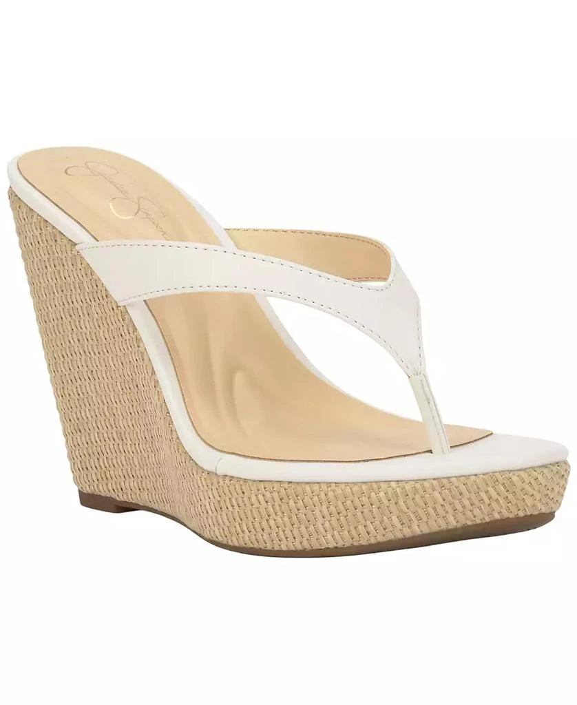 blue dress for baby girl Rayli High Heel Sandal in White main image 1