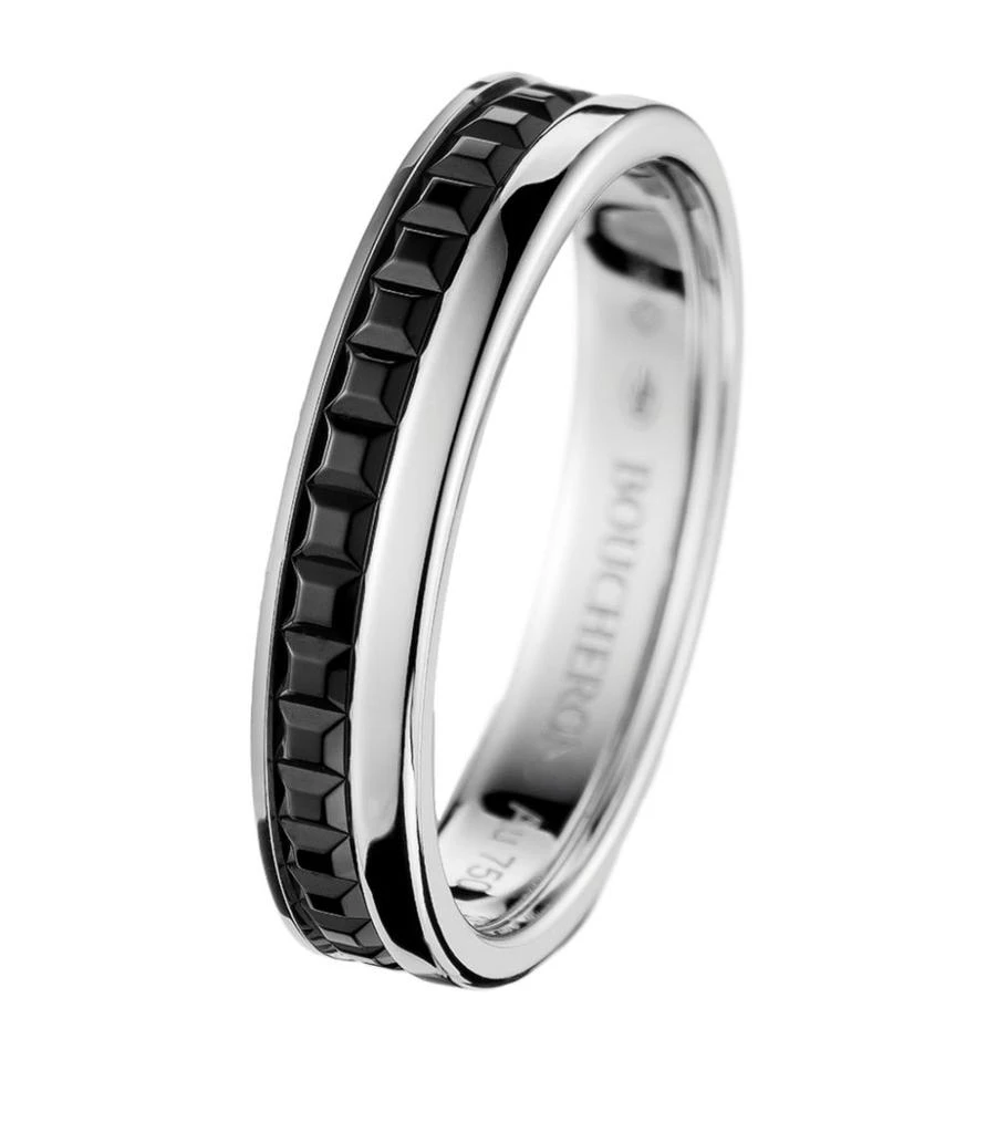 Boucheron White Gold Quatre Black Edition Wedding Band 1