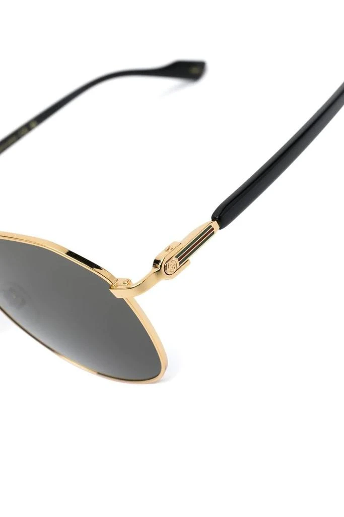 undefined Pilot Frame Sunglasses Gold 3