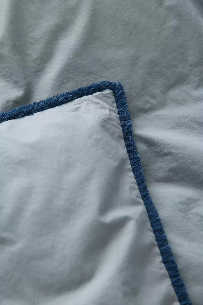 Urban Outfitters Breezy Cotton Percale Tassel Duvet Cover 5