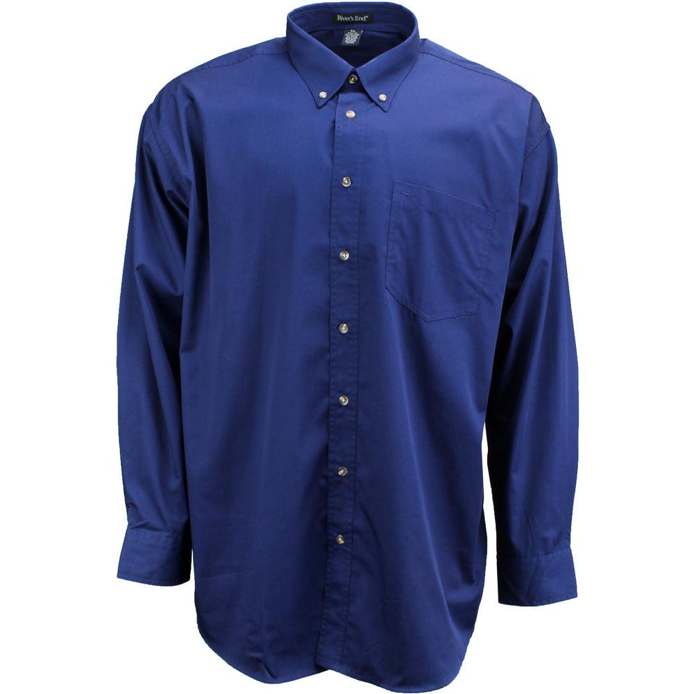 River's End EZCare Woven Long Sleeve Button Up Shirt