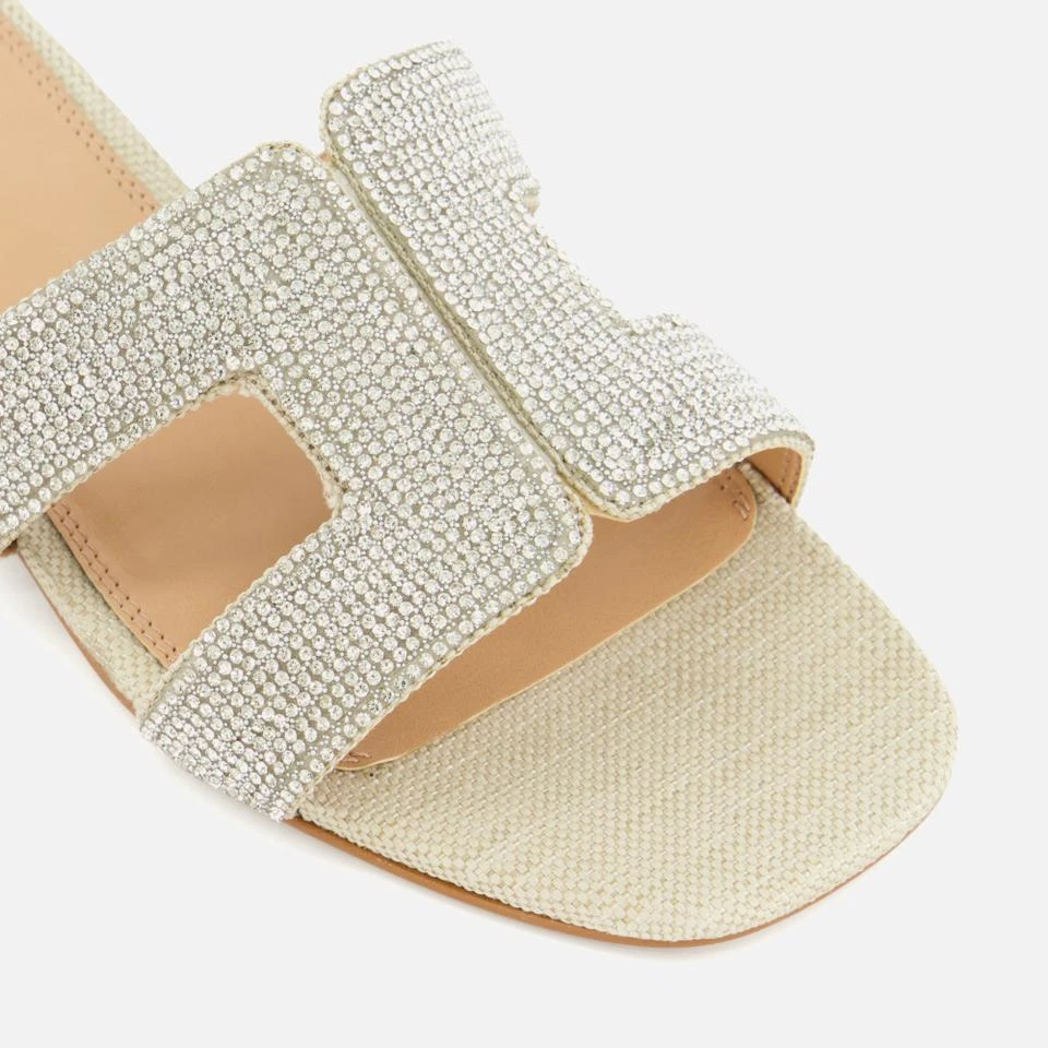 Dune DUNE LONDON WOMEN'S LOUPE EMBELLISHED LEATHER SANDALS 5