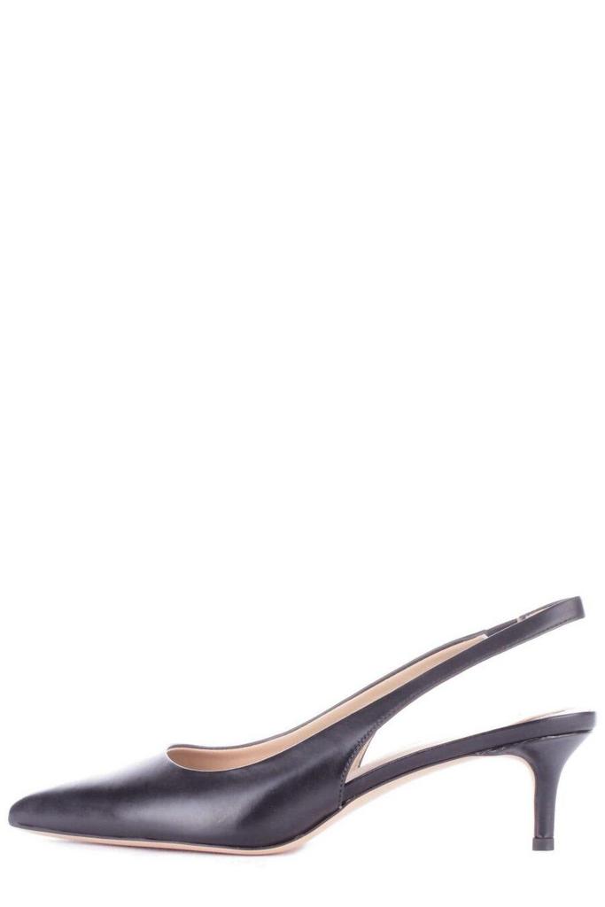 Ralph Lauren Lolah Burnished Slingback Pumps