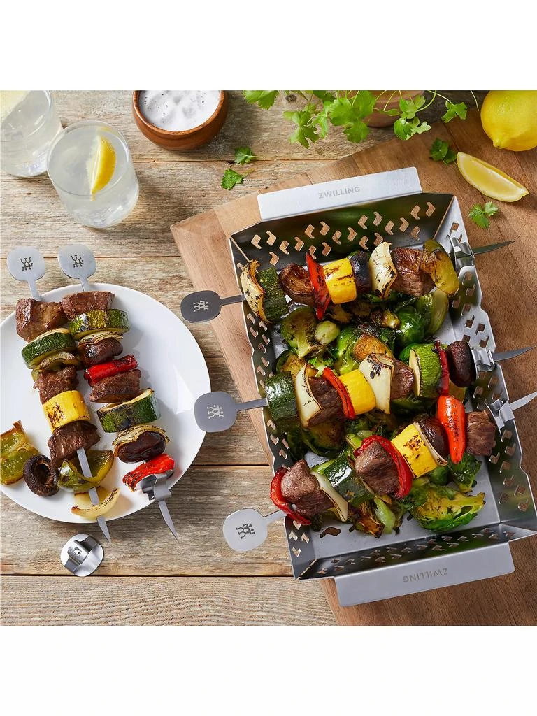 ZWILLING J.A. Henckels BBQ+ 6 Piece Grill Kabob Set 2
