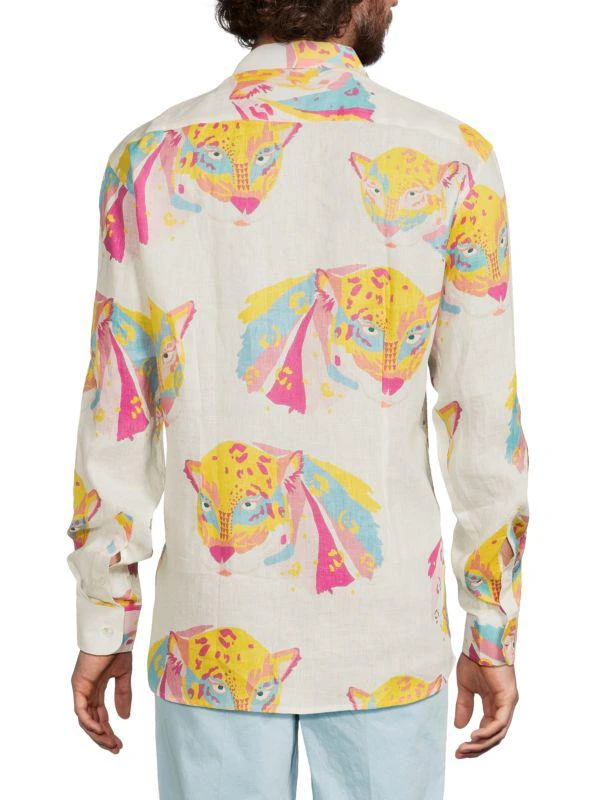 Giuseppe Annunziata Print Linen Shirt 2