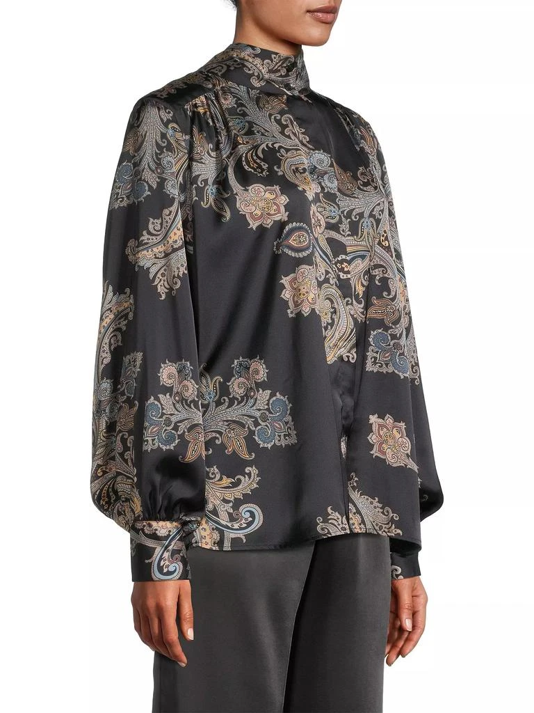 Karmamia Noelle Printed Satin Blouse 4
