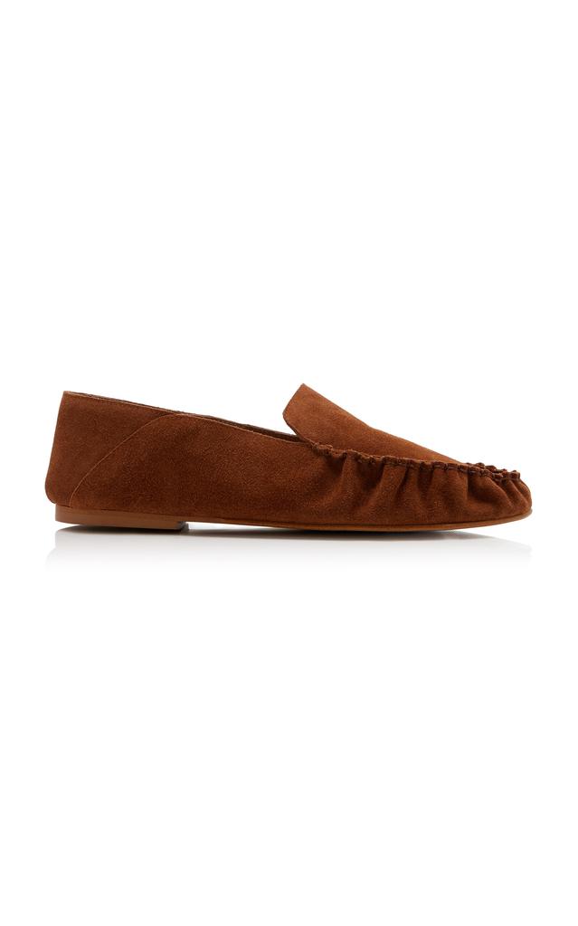 Flattered Flattered - Bonbon Suede Loafers - Tan - IT 39 - Moda Operandi