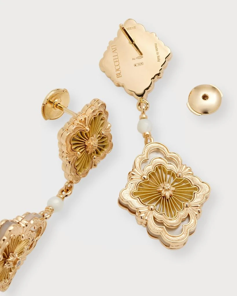 Buccellati Opera Tulle Pendant Earrings in Mother-of-Pearl 4