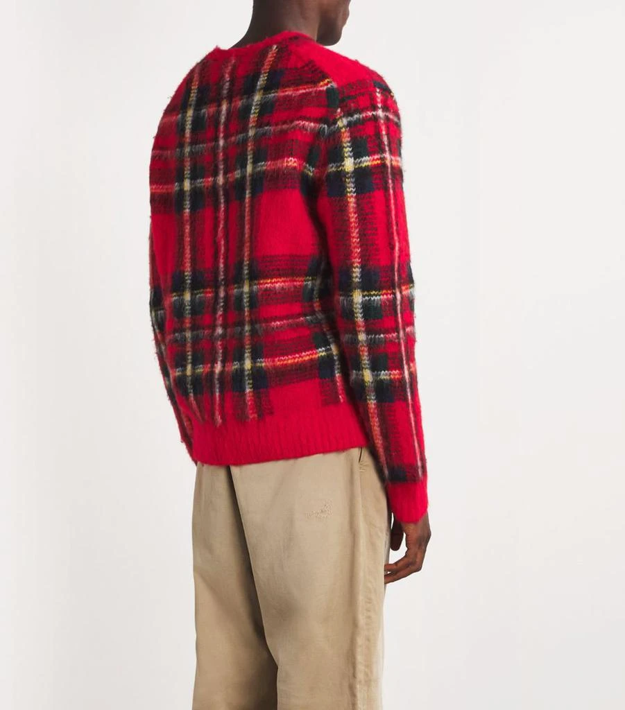 Ralph Lauren RWS Wool-Alpaca-Blend Tartan Sweater 4