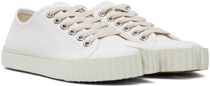 MAISON MARGIELA White Tabi Sneakers 4