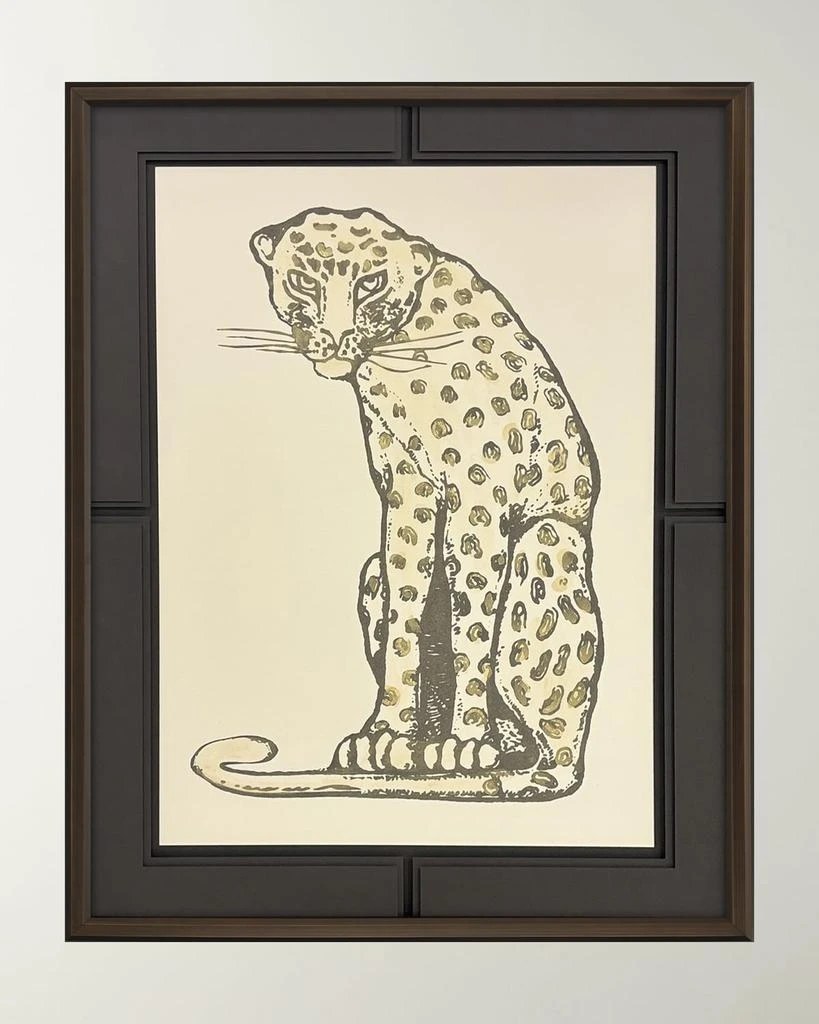  "Golden Cheetah" Framed Giclee