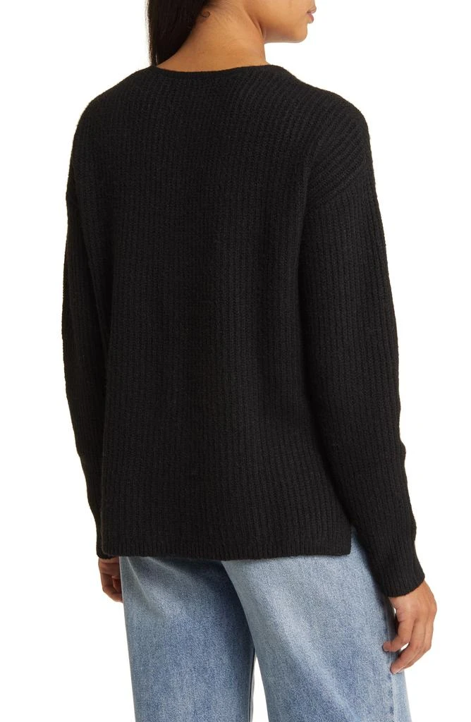 Caslon<sup>®</sup> Directional V-Neck Sweater 2