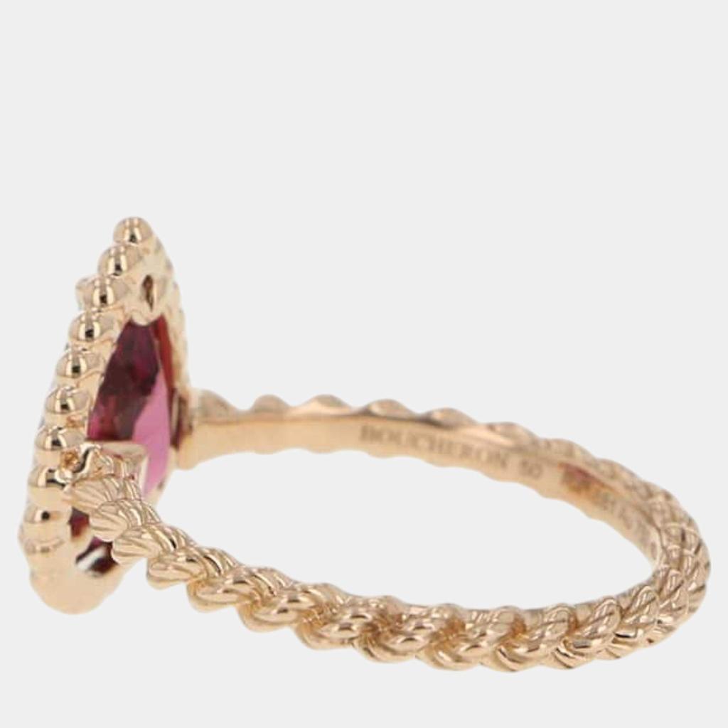 Boucheron Boucheron 18K Rose Gold Serpent Boheme Ring EU 50