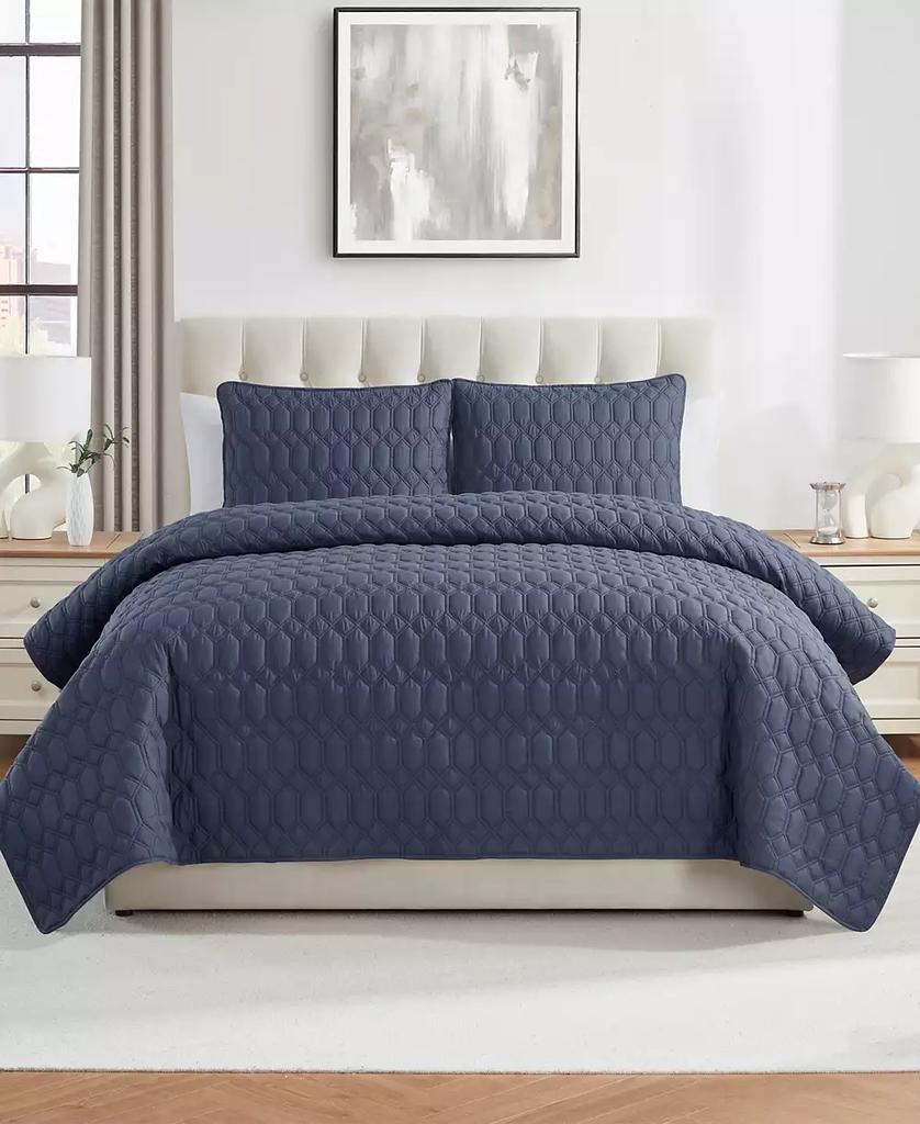 VCNY Home Diamond 3-Piece Quilt Set