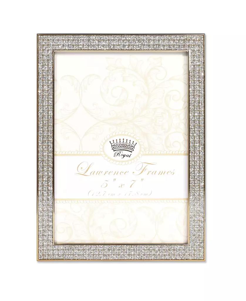 Lawrence Frames Turner Gold and Glitter Metal Picture Frame - 5" x 7"