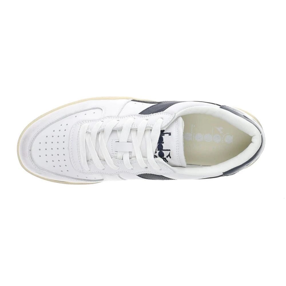 Diadora Mi Basket Low Used Lace Up Sneakers 4