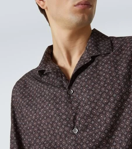 Brunello Cucinelli Printed cotton shirt 5