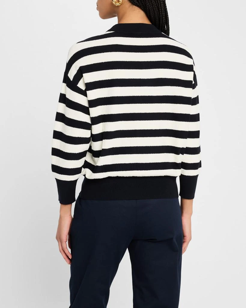 Marella Soldino Striped 3/4-Sleeve Sweater 3