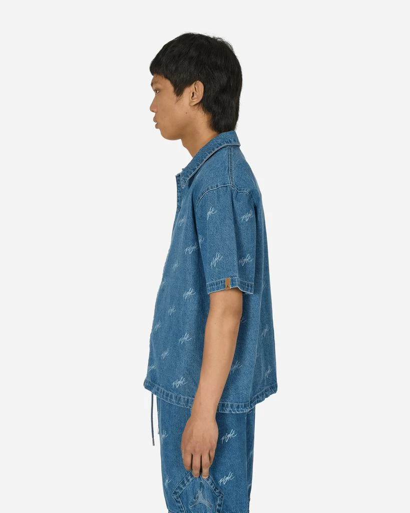 Jordan Flight Heritage Denim Shirt Blue Grey 2