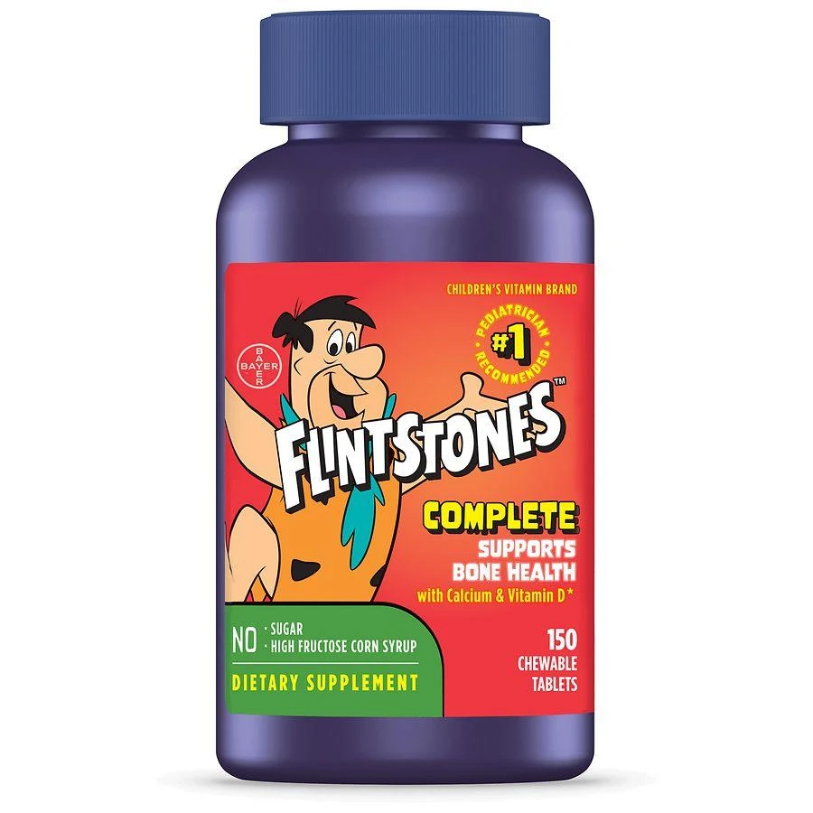 Flintstones Complete Multivitamin for Kids Grape, Cherry, Orange
Peach 1