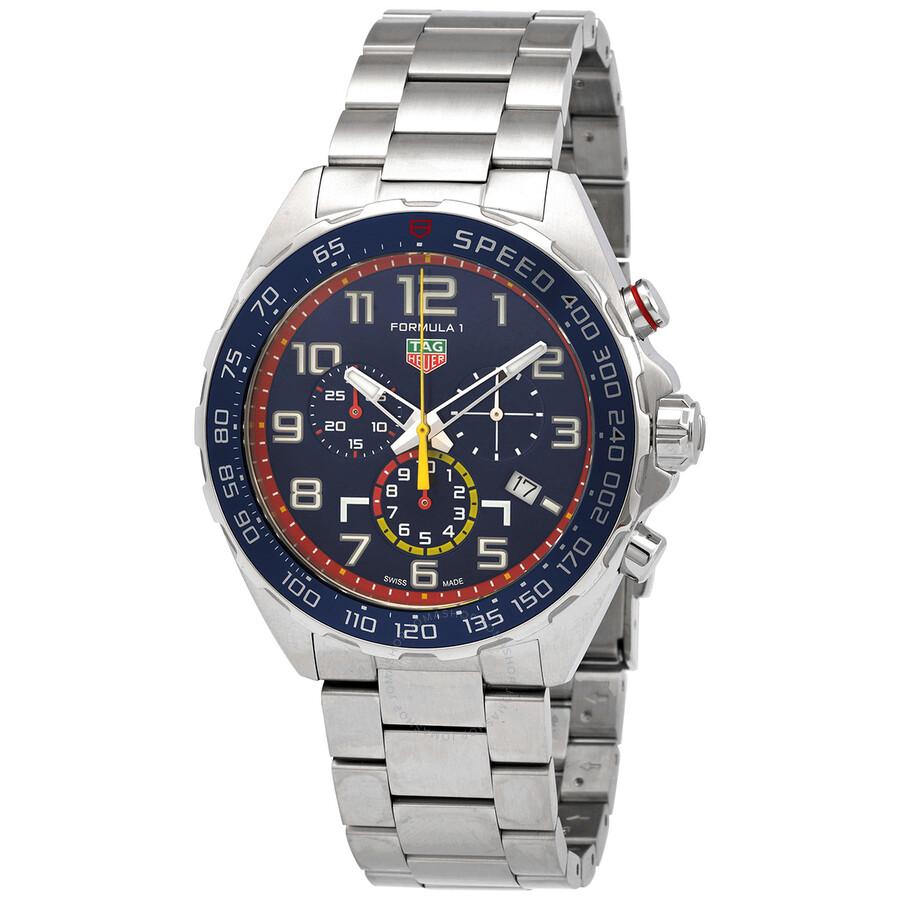 TAG Heuer Formula 1 X Red Bull Racing Special Edition Chronograph Quartz Blue Dial Men's Watch CAZ101AL.BA0842