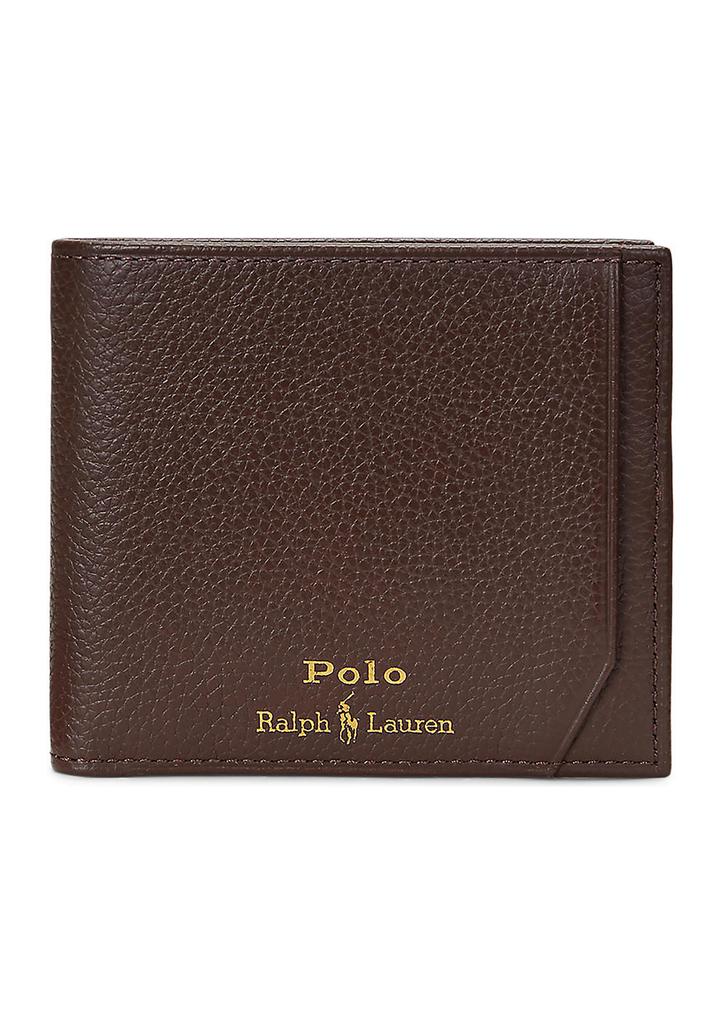 Ralph Lauren Pebbled Leather Billfold Wallet
