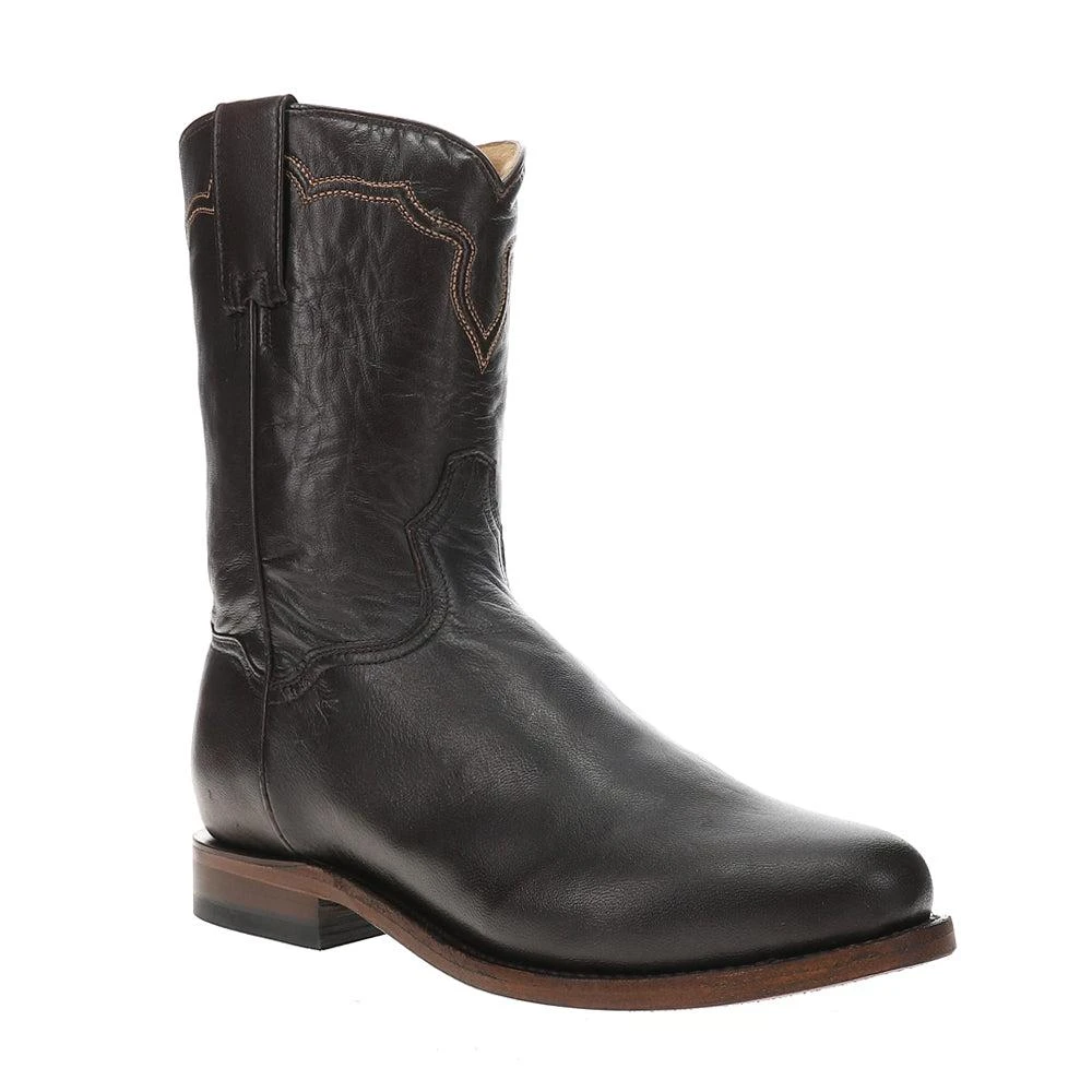 STETSON Puncher Round Toe Pull On Cowboy Boots 2