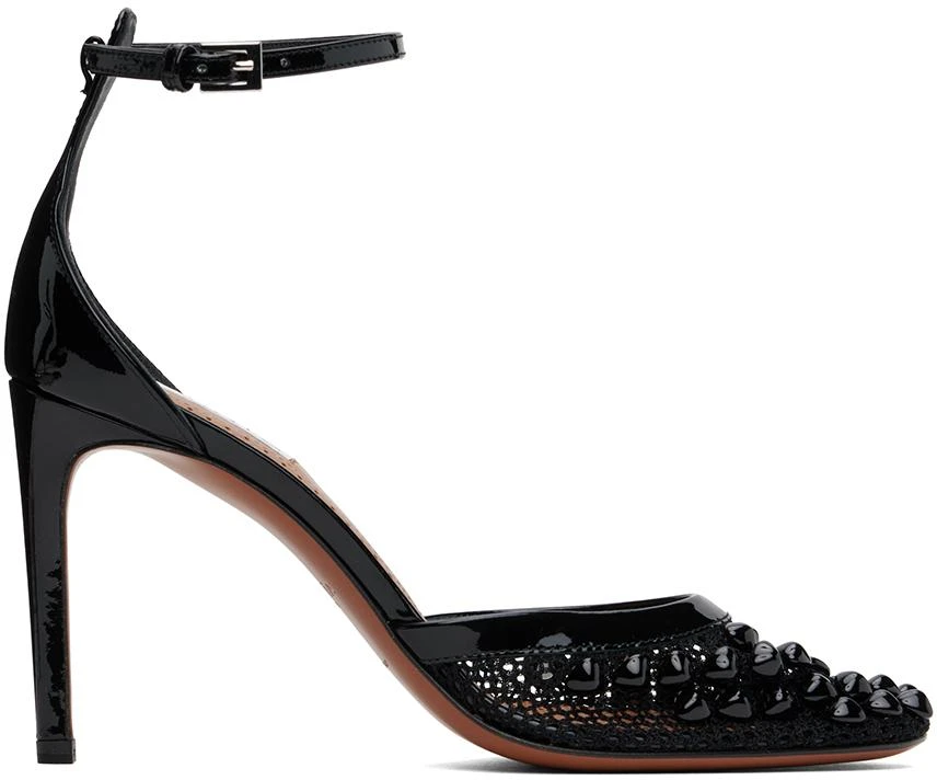 Alaïa Black High Fishnet Heels 1