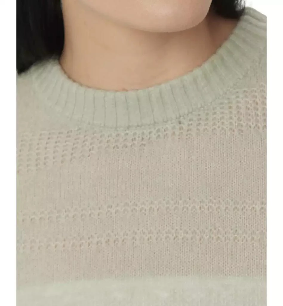 Frank And Oak Women's Openknit Stripe Crewneck Long-Sleeve Sweater 3
