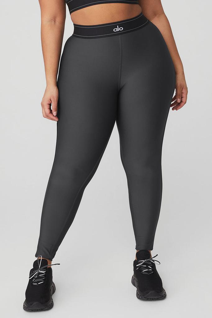 Alo Airlift High-Waist Suit Up Legging - Anthracite/Black - Pants
