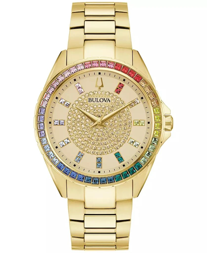Bulova Men's Classic Phantom Gold-Tone Stainless Steel Bracelet Watch 40mm 1