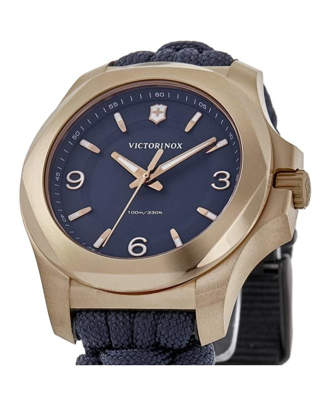 Swiss Army Victorinox Swiss Army I.N.O.X. V Quartz Blue Dial Nylon Strap Women's Watch 241955 2