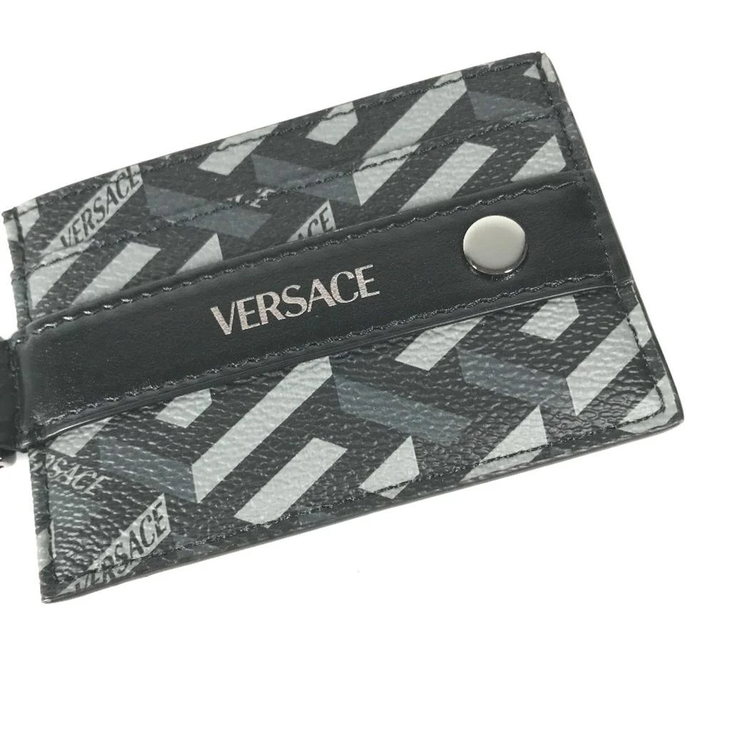Versace Leather Card Case (Pre-Owned) 2