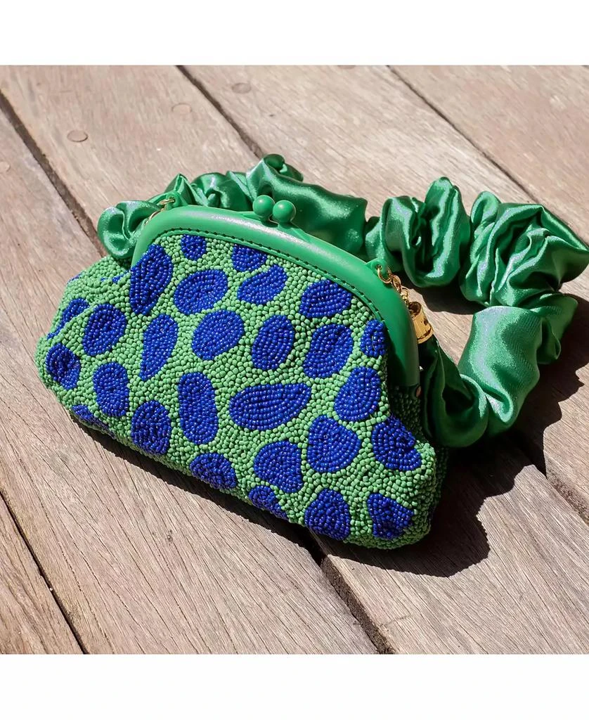 Brunna.co ARNOLDI Hand-beaded Clutch Bag In 4