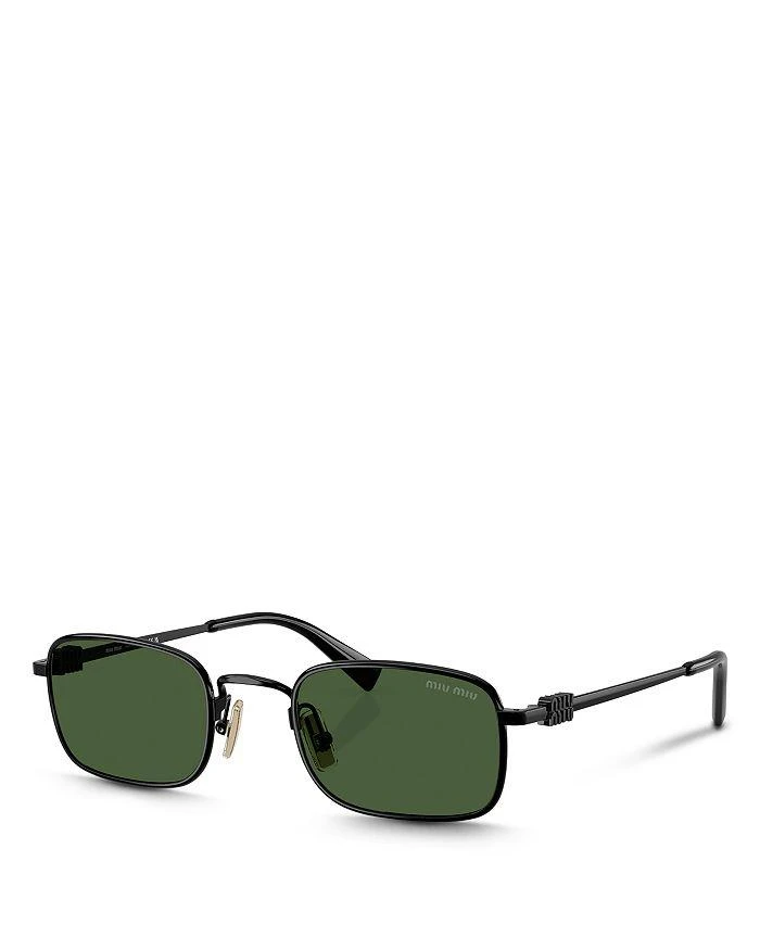 Miu Miu Regarde Rectangle Sunglasses, 49mm 1