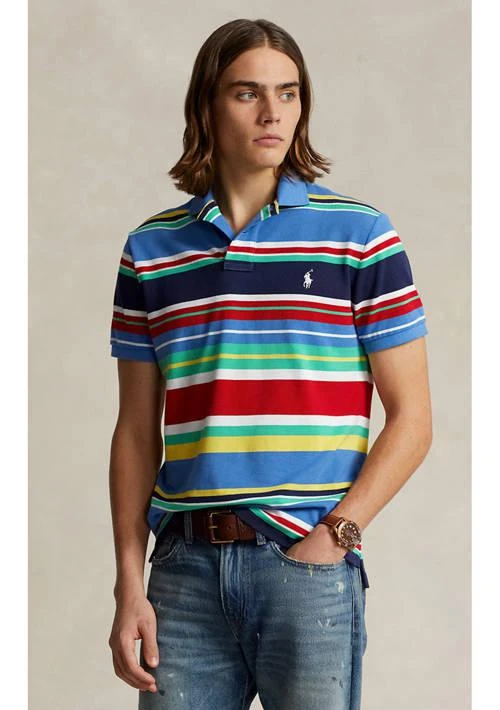 Ralph Lauren Ralph Lauren Classic Fit Striped Mesh Polo Shirt 1