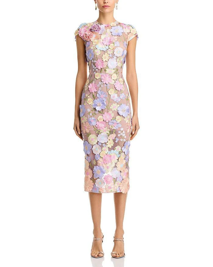 BRONX AND BANCO Jasmine Cap Sleeve Midi Dress 7