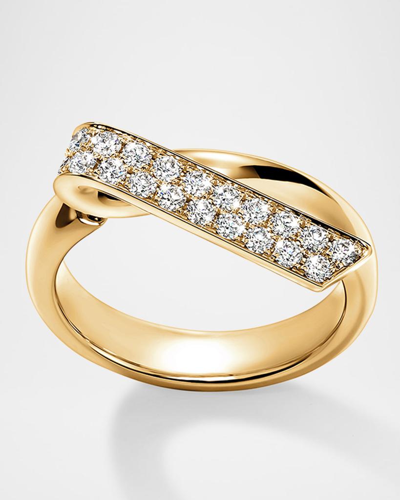 Hearts On Fire 18K Yellow Gold Inside Out Diamond Flip Ring