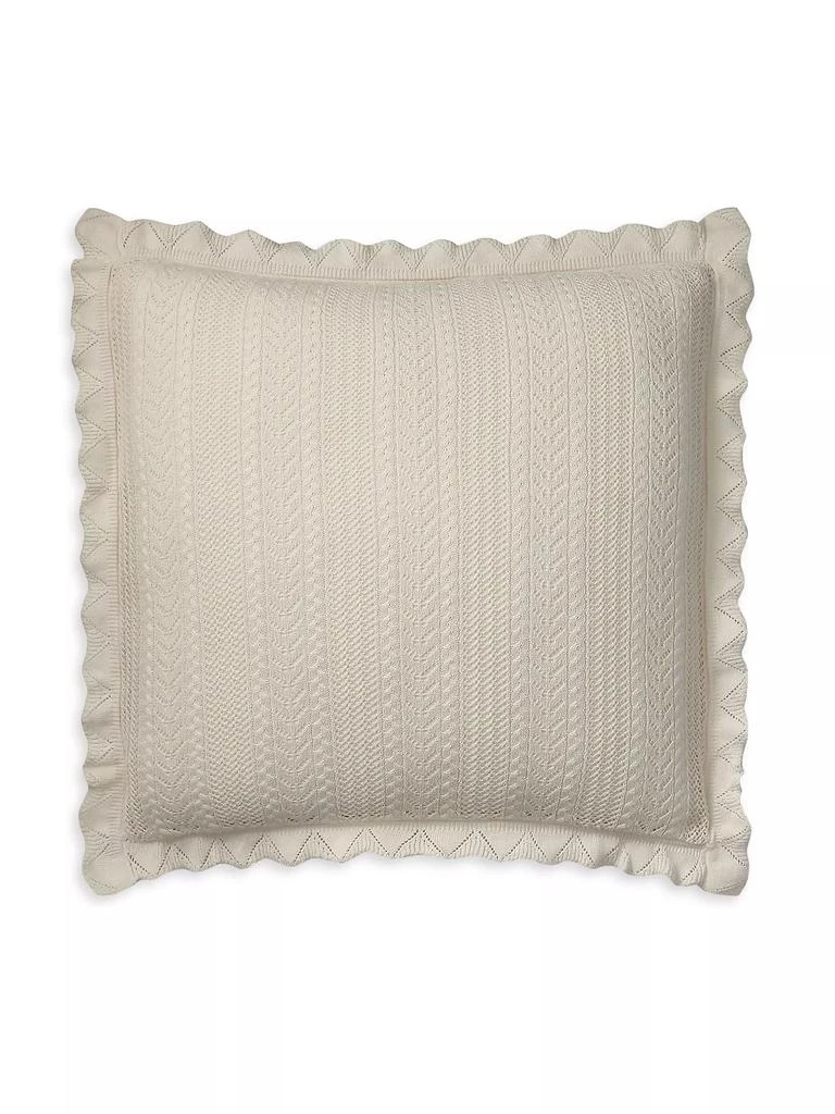 Ralph Lauren Estelle Pointelle Throw Pillow 1