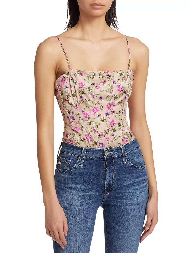 Cami NYC Tamara Floral Corset Bodysuit 3