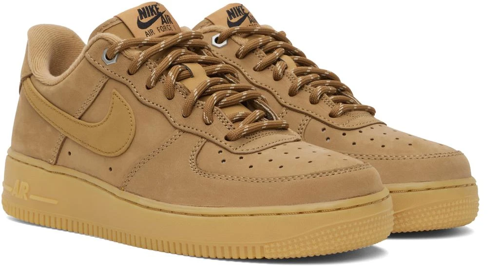 NIKE Tan Air Force 1 '07 WB Sneakers 4