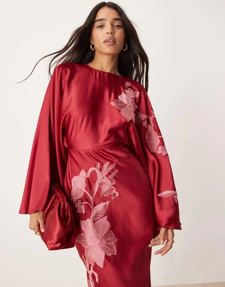 asos design embroidered maxi dress ASOS Design - Maxi Dress - Women - Polyester - 2 US