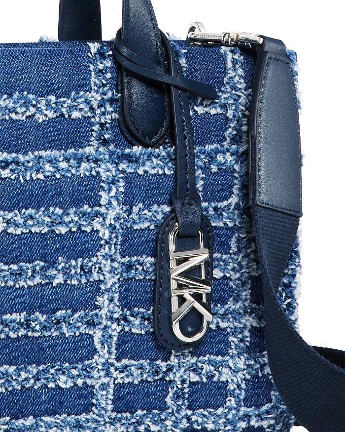 Michael Kors Michael Kors Gigi Small East West Denim Messenger Tote 6