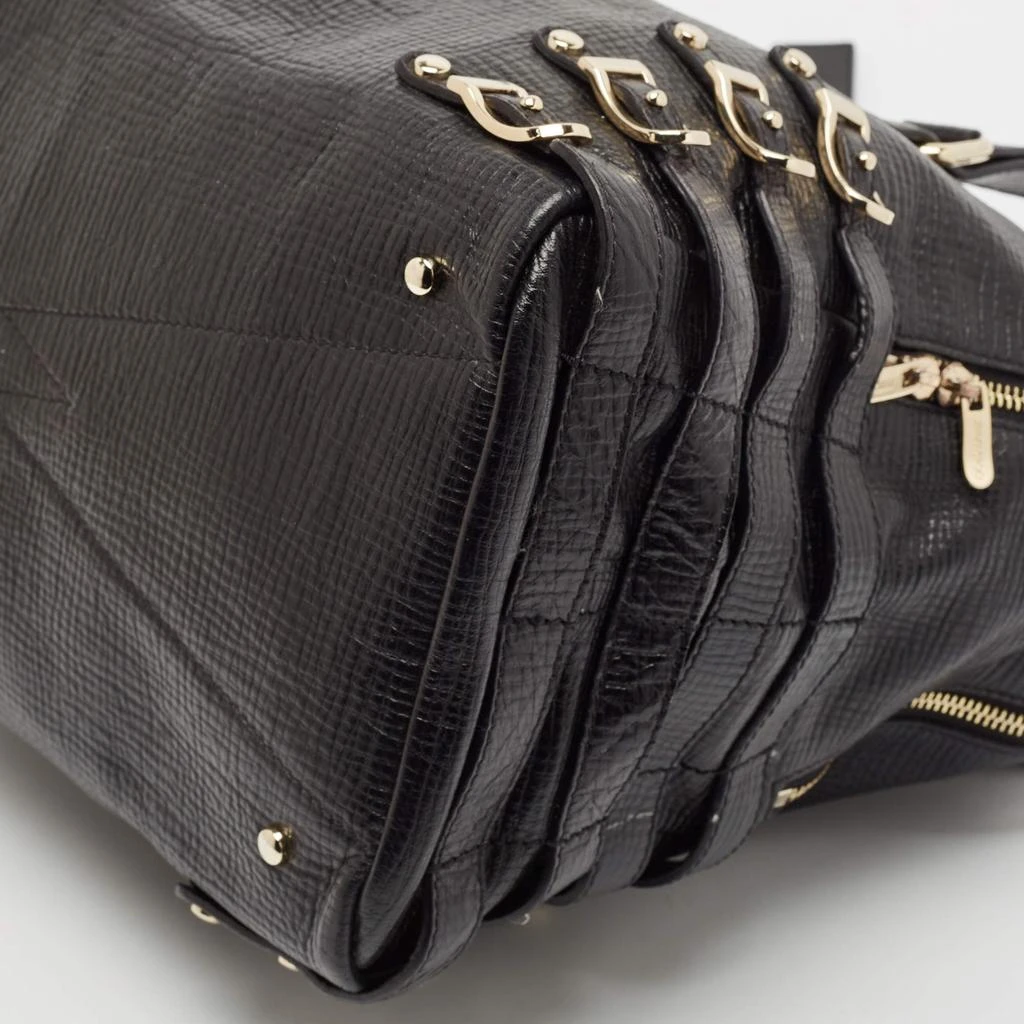 Jimmy Choo Jimmy Choo Black Textured Leather Blythe M Bag 15