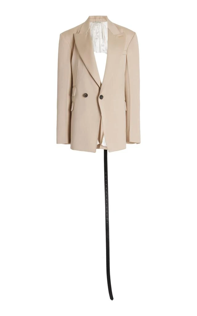 Peter Do Peter Do - Backless Wool Blazer Jacket - Neutral - M - Moda Operandi 1