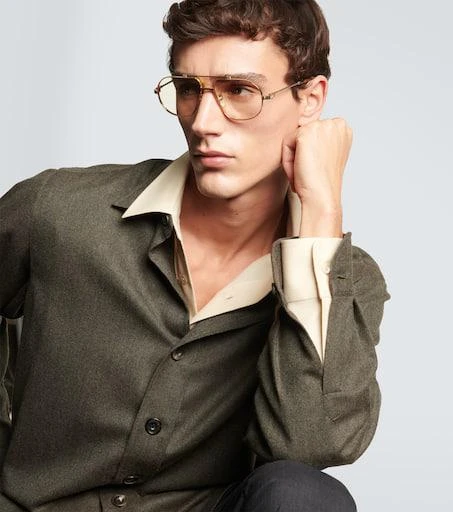 Jacques Marie Mage x George Cortina Hollywood aviator glasses 3