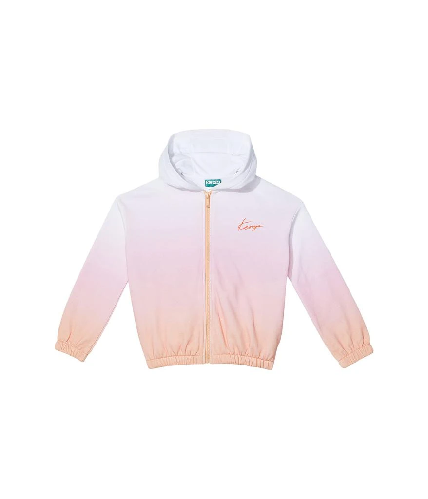 Kenzo Zip-Up Hoodie, Gradient All Over Print (Little Kids/Big Kids) 1