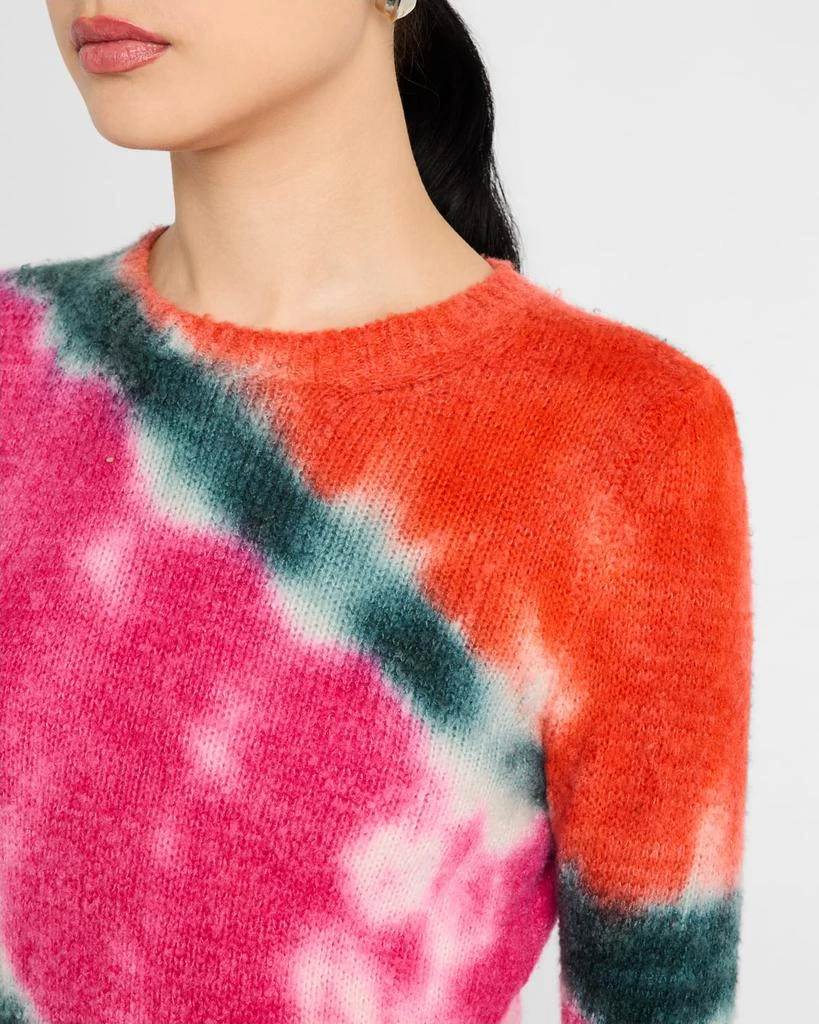 Jonathan Cohen Tie Dye Knit Crewneck Sweater 5