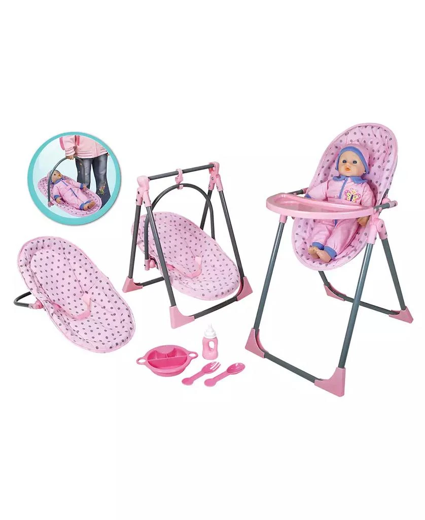 Redbox Lissi Doll - 4 In 1 Highchair Set