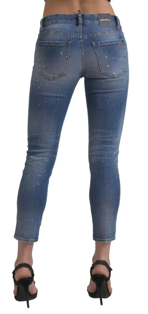 DSQUARED2 Dsqua²  Mid Waist Cropped Twiggy  Women's Jeans 3